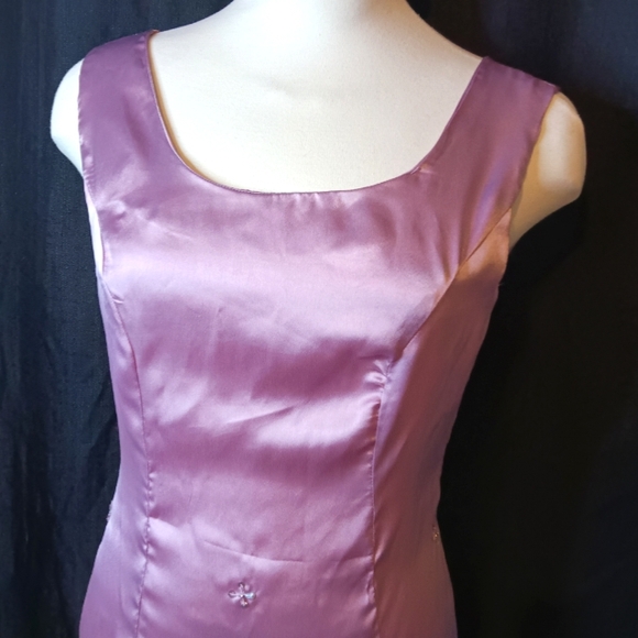 Handmade Silky Purple Dress - Picture 1 of 6